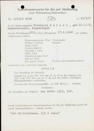 Keller, Friedrich