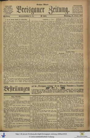 26.10.1890 (Erstes Blatt)