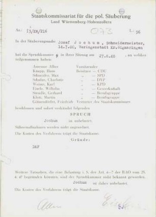 Jochum, Josef