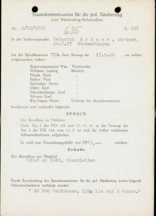 Krämer, Heinrich
