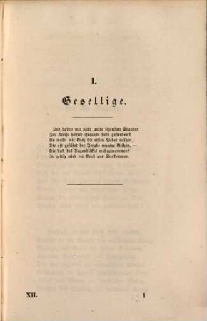 Gesammelte Schriften, 12. Gedichte