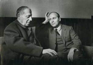 Paul Dessau und Hans Werner Henze : Portrait der Komponisten Paul Dessau und Hans Werner Henze im Gespräch