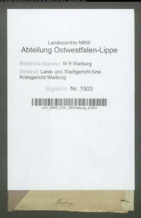 Erblasser: Niggemeier: