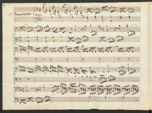 Sonaten; cemb; D-Dur; K 23; op.1/23