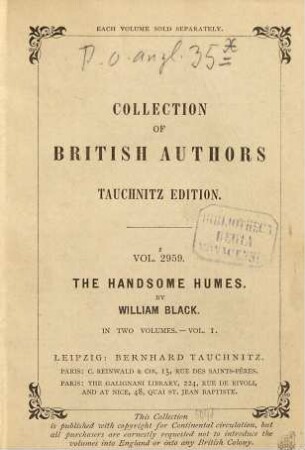 The handsome humes, 1