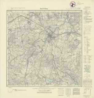 2262 (alte Nr.: 873) Bad Polzin, Meßtischblatt (4cm - Karte)