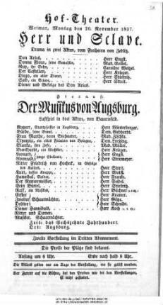 Herr und Sclave