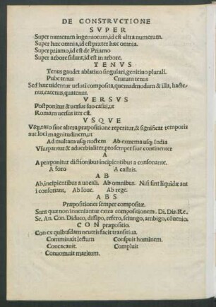 De Constructione Praepositionum