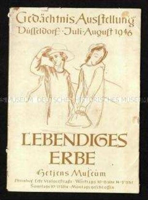 Katalog zu einer Ausstellung im Düsseldorfer Hetjens-Museum 1946