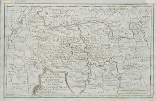 La Carte De L'Archev[ec]hé et Elect. De Mayence de l'Elect. et Palati. Du Rhein des Eveschés de Worms et de Spire et du haut Comté de Catzenellebogen