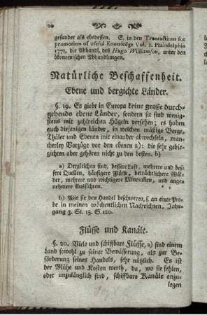 Natürliche Beschaffenheit.