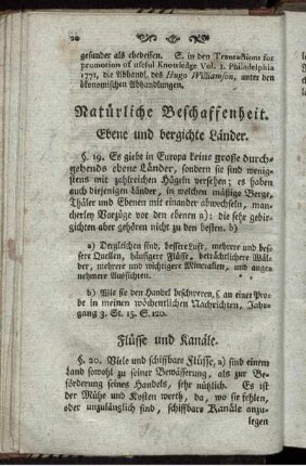 Natürliche Beschaffenheit.