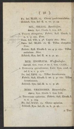 XCII. Enolpium. Waffenkäfer.