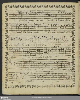 [Giacomo Moro:] Jubilate gentes exsultate populi
