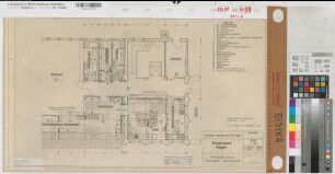 Hagen, Finanzamt, Küche Neubau, Grundriss