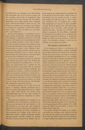 Una primera representación.