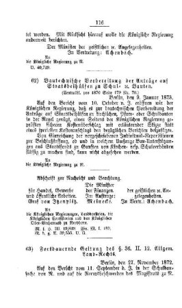 Fortdauernde Geltung des §. 36. II. 12. Allgem. Land-Rechts : [V. Elementarschulwesen]
