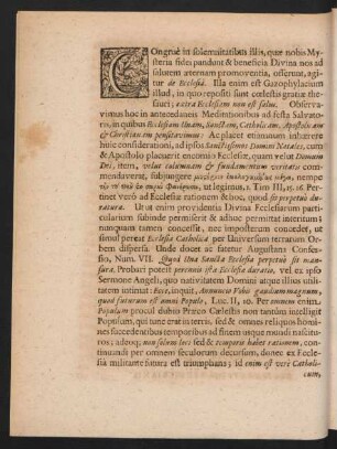 Congrue in solemnitatibus illis, quae nobis Mysteria fidei pandunt ...
