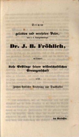 Einige Worte über Typhus : Inaugural-Dissertation