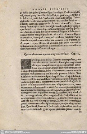 3. Quomodo terra cum aqua unum globum persiciat.