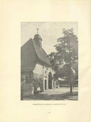 Torgebäude am Friedhof in Friedrichsfelde