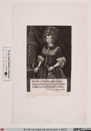 Bildnis Dorothea Sabina Helffrich, geb. Schmied