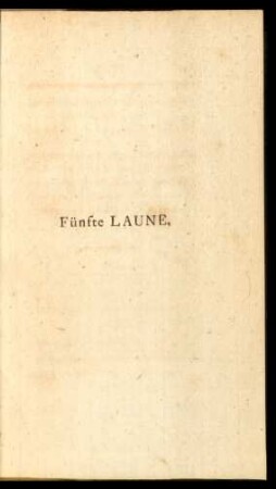 Fünfte Laune