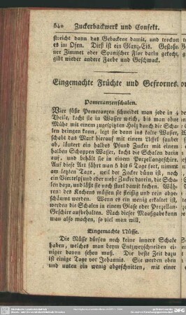 Eingemachte Früchte und Gefrornes