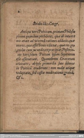 Strabo lib. I. Geogr
