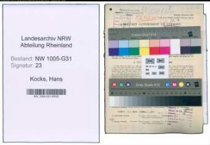 Entnazifizierung Hans Kocks , geb. 07.03.1910 (Gastwirt)