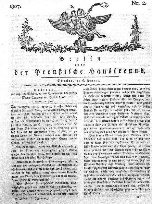 Nr. 2., 6. Januar 1807