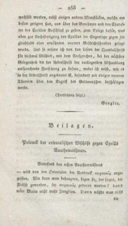 258-299 Polemik der orientalischen Bischöfe gegen Cyrillus Anathematismen