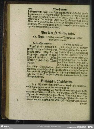 Von dem H. Vatter unser