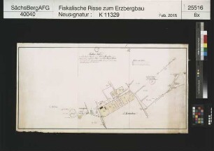 Teil der Gegend um Marienberg mit verschiedenen Plätze für ein Kornmagazin