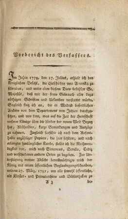 Vorbericht des Verfassers