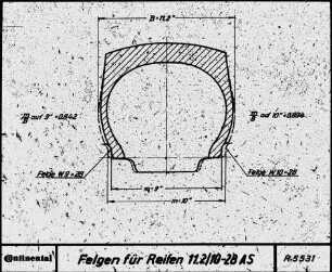 Felgen für Reifen 11.2/10-28 AS