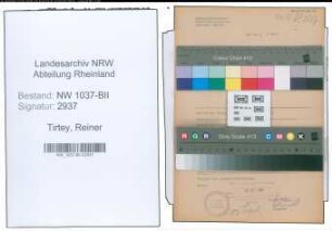 Entnazifizierung Reiner Tirtey , geb. 03.05.1889 (Arbeiter)
