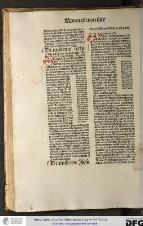 De missione Jesu ad Annam, et prima negatione Petri, M xxvi...