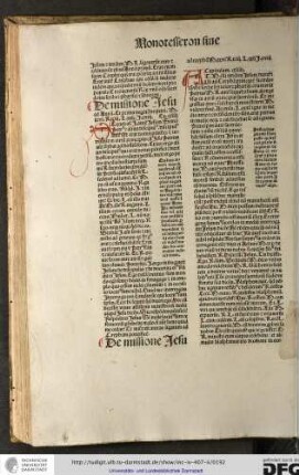 De missione Jesu ad Annam, et prima negatione Petri, M xxvi...