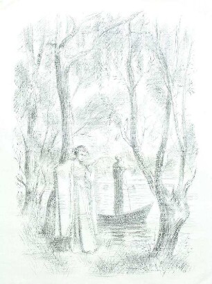 Ophelia (Frau im Boot mit Tod)