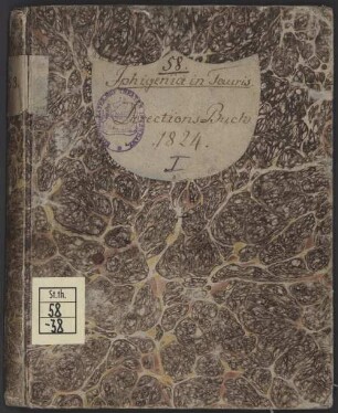 Iphigenia in Tauris | Ein tragisches Singspiel | in Vier Aufzügen | Die Musik ist von Herrn Ritter Gluck. | erster Aufzug. : [Titelbl. von 1, Bd. 1] ; [Historisches Aufführungsmaterial der Bayerischen Staatsoper], 38. Iphigenia in Tauris : ein tragisches Singspiel in vier Akten