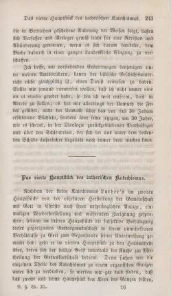 243-262 Das vierte Hauptstück des lutherischen Katechismus