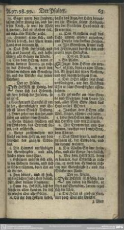 Der 99. Psalm