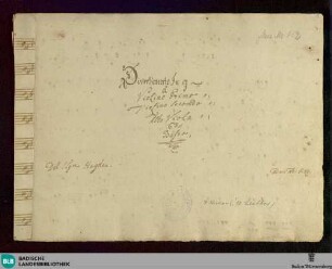Quartets - Don Mus.Ms. 652 : vl (2), vla, b; G; Hob III:4