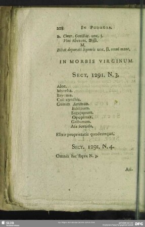 In Morbis Virginum