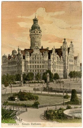 Leipzig. Neues Rathaus [Neu-Leipzig]