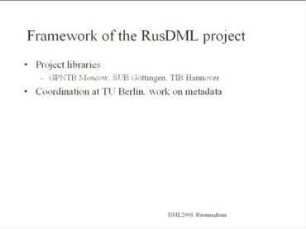 RusDML: The State of the RusDML Project: Russian Digital Mathematics Library