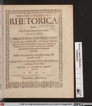 Specialis Ecclesiastica Rhetorica