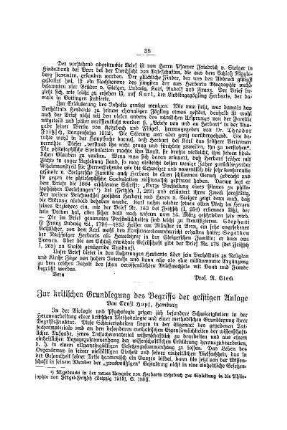 Zur kritischen Grundlegung des Begriffs der geistigen Anlage