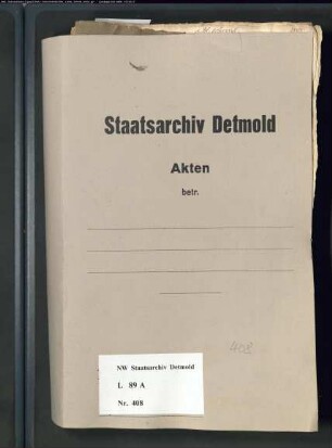 Eingaben, Gesuche [supplicata] und Anderes "ohne Bedeutung" [nullius momenti], Band 1 (v.a. um 1747-1767)